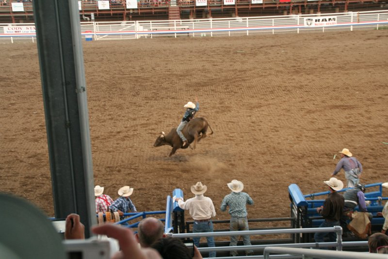 Trip (199).JPG - Bull riding at the Cody, Wyoming rodeo
